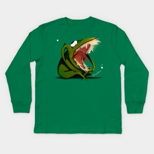 Frog Reeeeeee Kids Long Sleeve T-Shirt